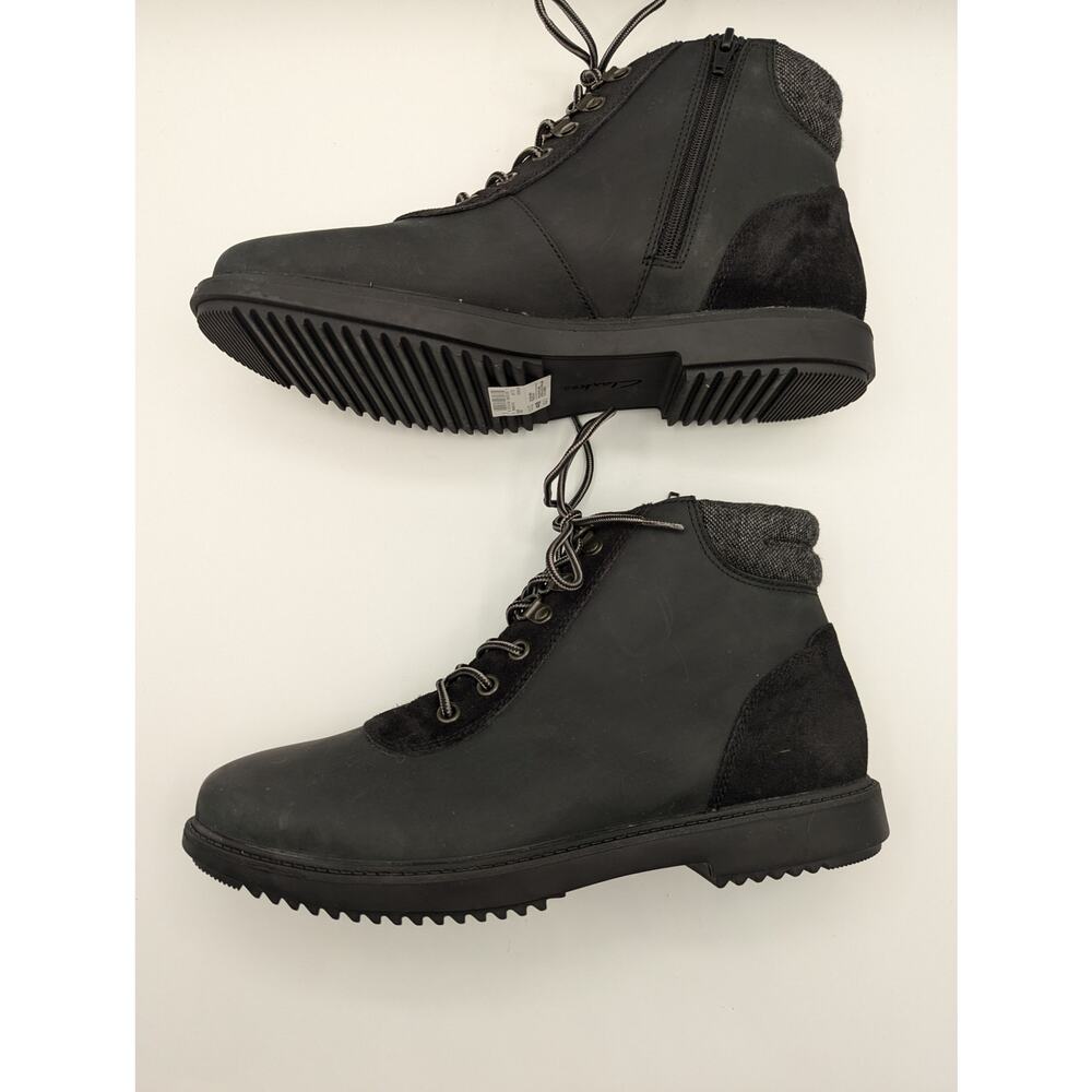 Clarks | Raisie Vita Boot Ankle Leather Zip Up & Tie | Sz 9.5 W - Picture 5 of 12